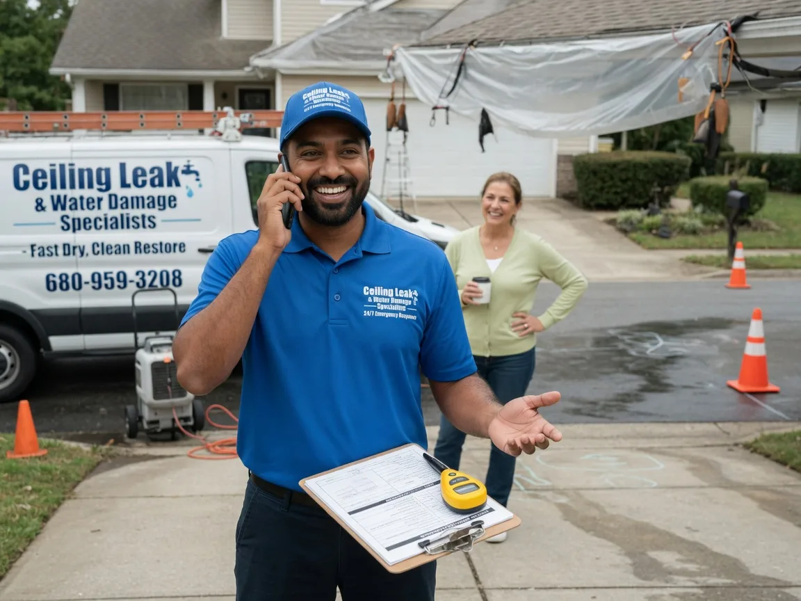 Ceiling Leak Cleanup Costilla, NM FAQs